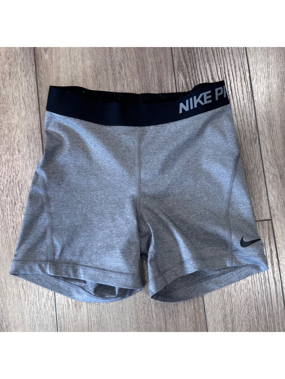 Nike Pro Gray Dri-FIT Athletic Shorts